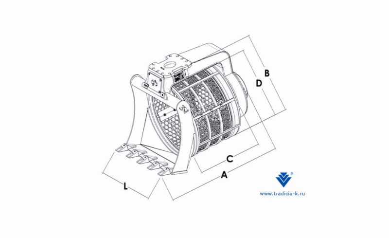 Ковш сортировочный Delta BVR 07 HV Market