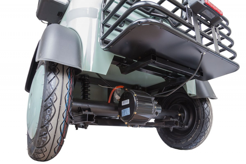 Электротрицикл Rutrike Gelbert Beta 48V/60V 800Вт Серебристо-белый HV Market