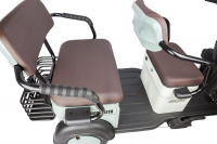 Электротрицикл Rutrike Gelbert Beta 48V/60V 800Вт Серебристо-белый HV Market