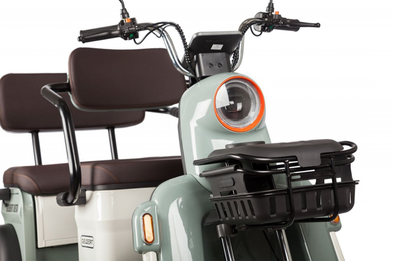 Электротрицикл Rutrike Gelbert Beta 48V/60V 800Вт Серебристо-белый HV Market