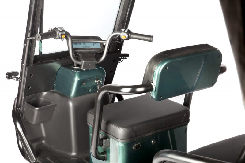 Электротрицикл Wanshida NIPLA 500 60V 1000Вт Черно-красный HV Market