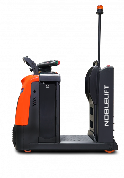 Самоходный Тягач для склада/производства T30N (EPS, Battery side extraction, Rubber drive tire,  Pin Code, Safety  light (Blue ray), Beacon) HV Market