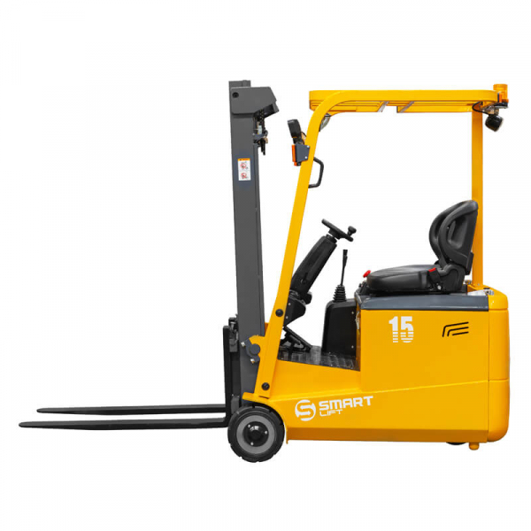 Электропогрузчик трёхопорный TKA15H (1500 кг, 2,5 м, 24В / 350Ач) SMARTLIFT