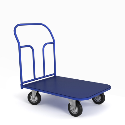 Тележка платформенная ТП 6 (800х1200) г/п 550 кг.200 литая протекторная резина HV Market