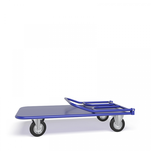 Тележка платформенная со складной ручкой ТПСР 5 М (700х1200) г/п 500 кг.200 черная резина HV Market