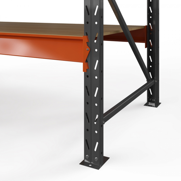 Стеллаж металлический ОПТИМА, 3500х1250х785 мм. Полки: 6 шт. фанера HV Market