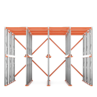 Стеллаж набивной паллетный (4000х6020х5000 мм), 4 линии, 2 яруса HV Market