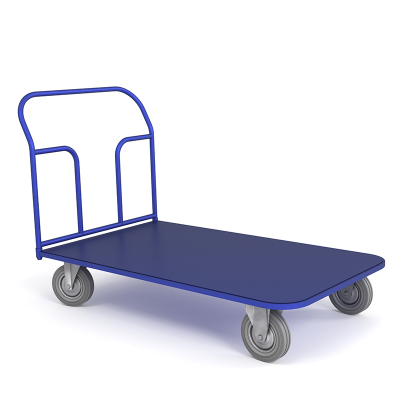 Тележка платформенная ТП 6 (800х1200) г/п 550 кг.200 серая резина HV Market