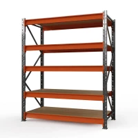 Стеллаж металлический ОПТИМА, 3500х1530х785 мм. Полки: 5 шт. фанера HV Market