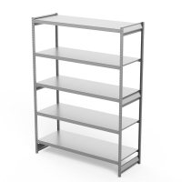 Стеллаж грузовой СГ Ультра (2500х2100х1000) 5 ярусов, цинк HV Market