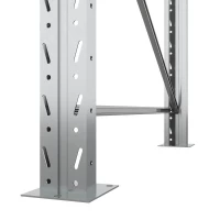 Две секции стеллажа металлического паллетного 4500х1800х1100 мм. Ярусы: пол+3 HV Market