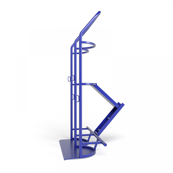 Тележка для перевозки двух газовых баллонов ГБ 2 г/п 220 кг. без колес