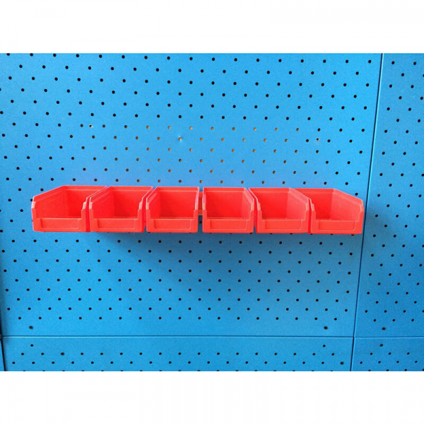 Органайзер настенный V-1-650 красный (6 ящиков V-1) HV Market