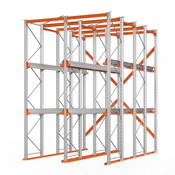 Стеллаж набивной паллетный (4500х3060х4000 мм), 2 линии, 3 яруса HV Market