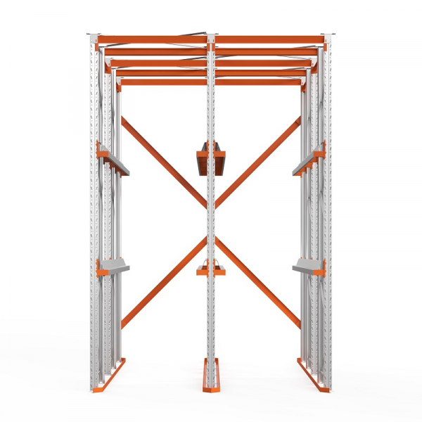 Стеллаж набивной паллетный (4500х3060х4000 мм), 2 линии, 3 яруса HV Market