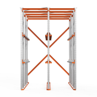 Стеллаж набивной паллетный (4500х3060х4000 мм), 2 линии, 3 яруса HV Market