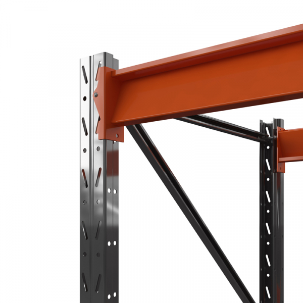 Стеллаж металлический ОПТИМА, 2500х2500х785 мм. Полки: 4 шт. без настила