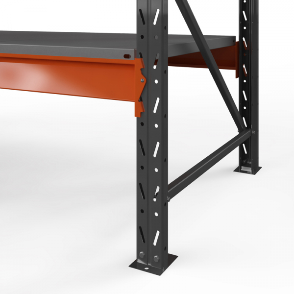 Стеллаж металлический ОПТИМА, 3000х2500х785 мм. Полки: 4 шт. метал. HV Market