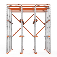 Стеллаж набивной паллетный (5000х4540х5000 мм), 3 линии, 3 яруса. HV Market