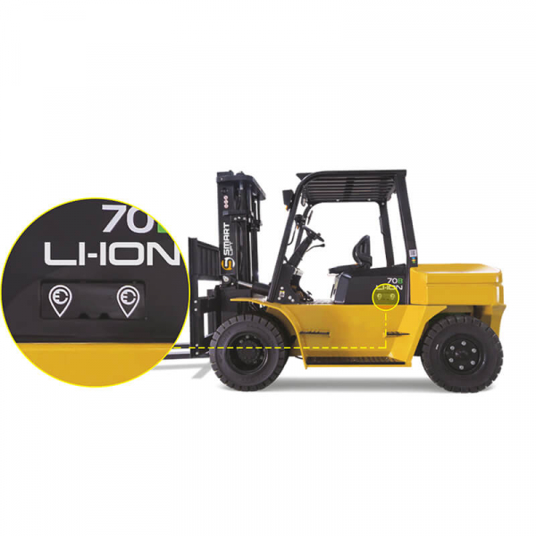 Электропогрузчик EFL1002 (10000 кг, 6 м, li-ion 80В / 820Ач) SMARTLIFT