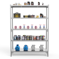 Стеллаж грузовой СГ Ультра (3000х1800х500) 5 ярусов, цинк HV Market