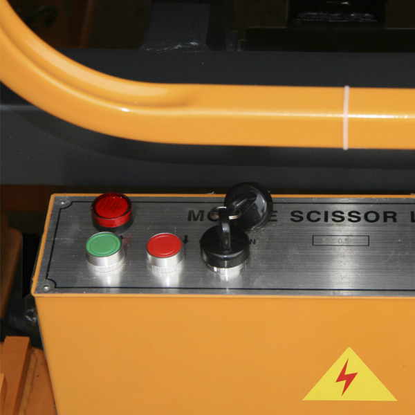 Подъемник ножничный несамоходный SJY-0.5-9 (AC/DC, 500 кг, высота подъема 9 м) SMART HV Market