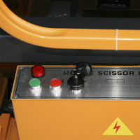 Подъемник ножничный несамоходный SJY-0.5-9 (AC/DC, 500 кг, высота подъема 9 м) SMART HV Market