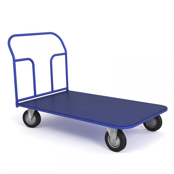 Тележка платформенная ТП 6 (800х1200) г/п 300 кг.125 черная резина HV Market