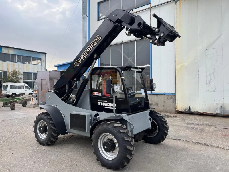 Мини-погрузчик QUADTRAC TH630 (3 т 6 метров, конд, вилы, ковш 2 куба гидростат, Италия) HV Market
