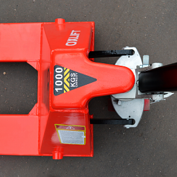 Ручная гидравлическая тележка низкопрофильная OXLIFT OX10-L35 35 мм 1000 кг HV Market