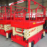 Ножничный подъемник передвижной OXLIFT QX-050-110 11000 мм 500 кг с выдвижной платформой HV Market