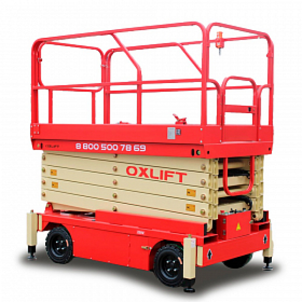 Ножничный подъемник QX-050-090 AC/DC OXLIFT 9000 мм 500 кг HV Market