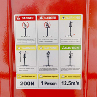 Телескопический одномачтовый подъемник ZX-1-060 OXLIFT 6 м 125 кг HV Market