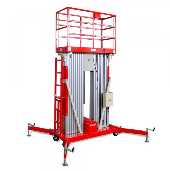 Телескопический двухмачтовый подъемник ZX-2-140 OXLIFT 14 м 200 кг HV Market