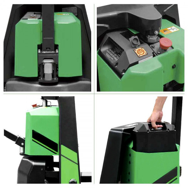 Тележка самоходная электрическая TX 20LH LI-ION OXLIFT 2000 кг HV Market