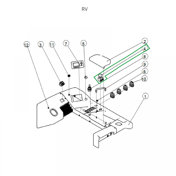 Аварийный выключатель для ричтрака RV (48V) HV Market