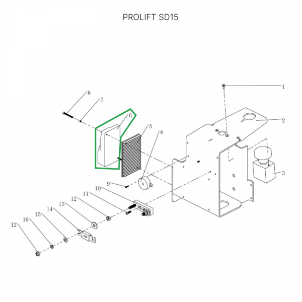 Контроллер Сurtis для штабелеров SDR 1-1,2 т, для тележек SD15