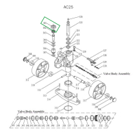 Крышка пружины возвратной для гидравлических тележек DF25 HV Market