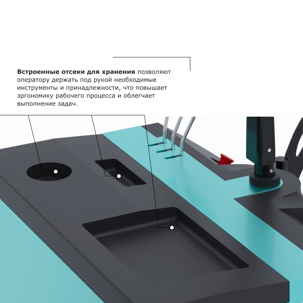 Штабелер с выдвижной мачтой (мини-ричтрак) PROLIFT PRO MRV 2035 li-ion HV Market